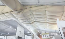 Fabric duct tent