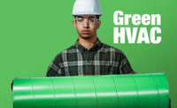 green heating and cooling duct