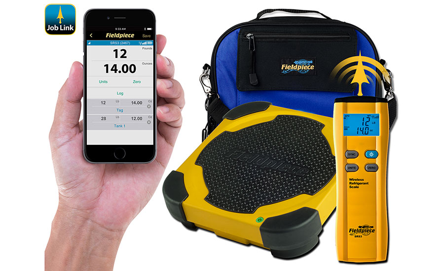 New wireless refrigerant scale links to mobile app