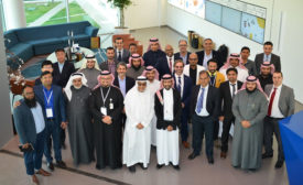 Representatives from AMCA and Sabic gathered in Riyadh, Saudi Arabia, for a technical seminar on HVAC topics such as indoor air quality. 