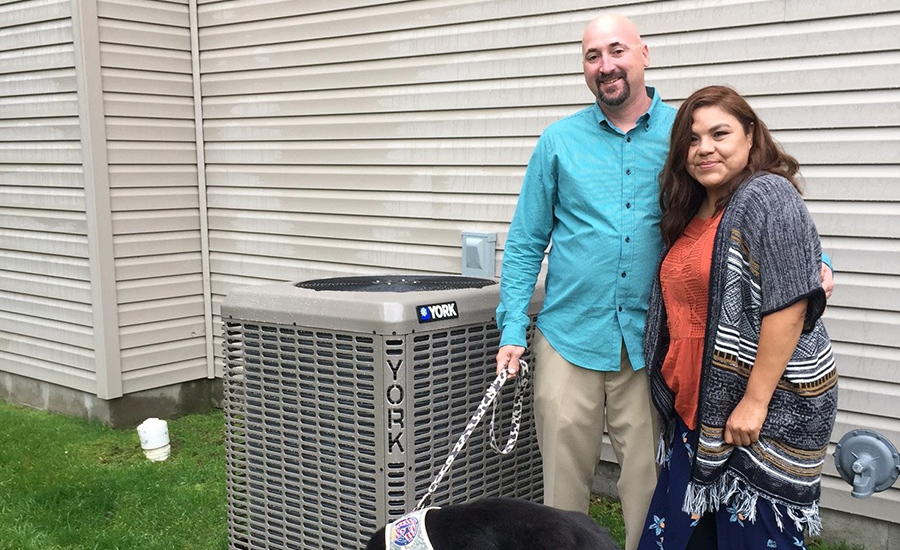 Company installs donated HVAC system for veteran 
