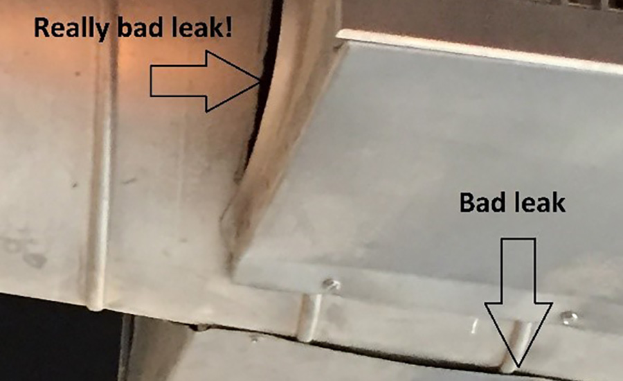 leaky ductwork